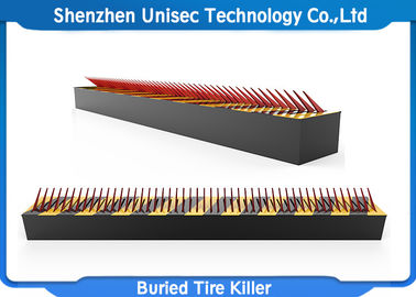 A3 Steel Material Spiked Road Barrier Customized Length With 80T Max Loading Weight